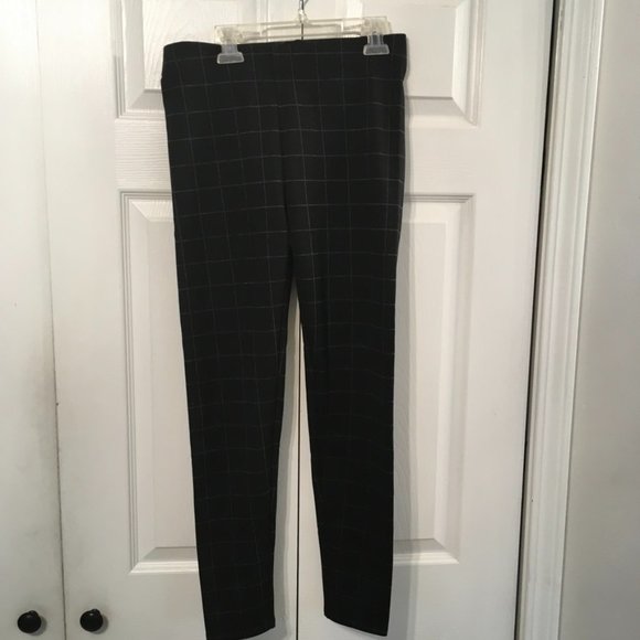 Ann Taylor Factory Pants - NWOT Ann Taylor LOFT Ponte Leggings Block Plaid